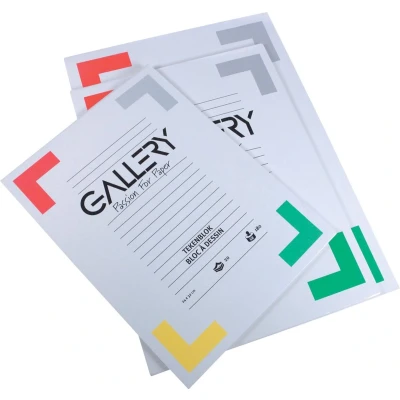 Afbeelding van Gallery Tekenblok Ft 24 X 32 Cm, Extra Zwaar Houtvrij Papier, 190 G/m², Blok Van 20 Vel Tekenpapier