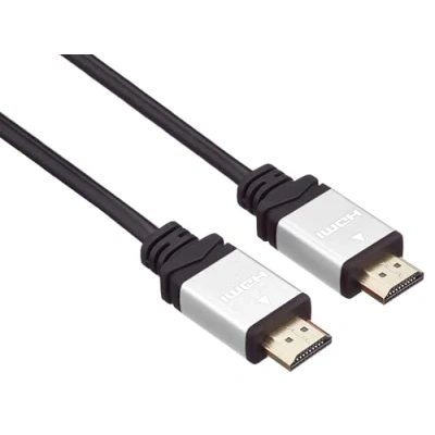 Afbeelding van PremiumCord 4K HDMI kabel High Speed 10 m, compatibel met video 2160p, Full HD 1080p, Deep Color, 3D, ARC, HDR, 10,2 Gbps, vergulde stekker, zwart, kphdmg10