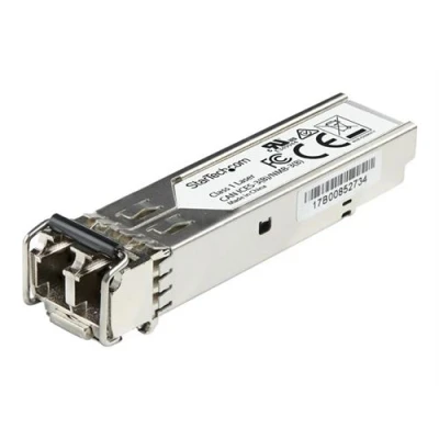 Image de StarTech.com Module de transceiver SFP compatible Dell EMC 1G T  1000Base T Garantie a vie 1 Gbps Portee 100 m (SFP1GTEMCST) transmetteur (mini GBIC) (équivalent à : SX) 1GbE SX LC multi mode