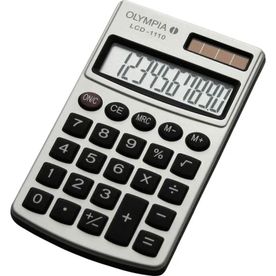 Afbeelding van Olympia Bureaurekenmachine met kunststof behuizing en 12 cijferig LCD display
