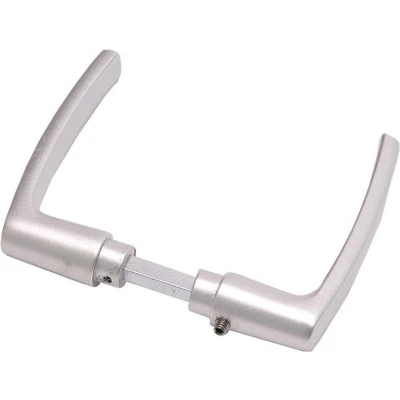 Afbeelding van Wovar Deurklink blokmodel Aluminium Per set Deurkruk