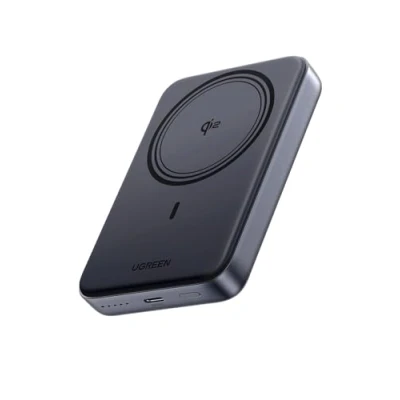 Afbeelding van UGREEN Nexode externe accu, magnetisch, Qi2 gecertificeerd, 15 W, 10.000 mAh, draadloos, voor MagSafe, snel opladen, USB C, inductie, compatibel met iPhone 16 Plus Pro Max 14