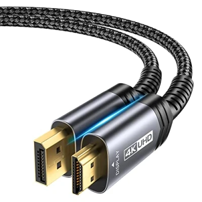 Afbeelding van Exertis Connect DisplayPort 1.2 adapterkabel, St. / HDMI St., zwart, 2,0 m alles in één kabel en (2 m, DisplayPort), Videokabel