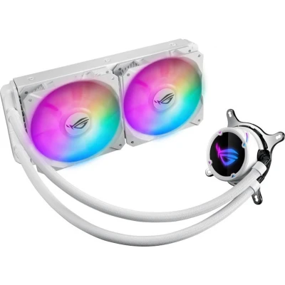 Afbeelding van ASUS ROG Strix LC 240 RGB White Edition Processor Alles in één vloeistofkoeler 12 cm Wit