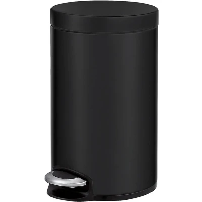 Afbeelding van EKO Serene pedaalemmer 12 ltr, Steel Plastic mat zwart