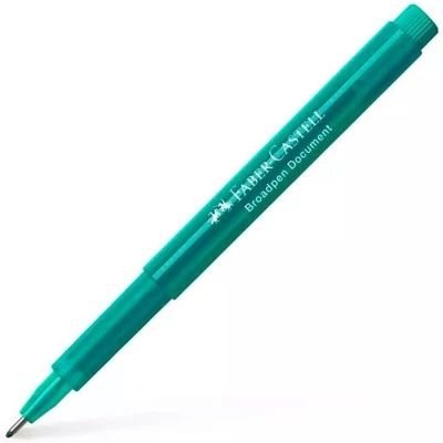 Afbeelding van Markeerstiften Faber Castell Broadpen Document Turkoois (10 Stuks)