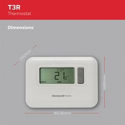 Afbeelding van Honeywell Home Y3C710RFEU Draadloze kamerthermostaat Dagprogramma, Weekprogramma 1 stuk(s)