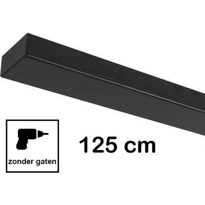 Afbeelding van Ylumen Plafondplaat 125 x 8 cm zonder gaten zwart