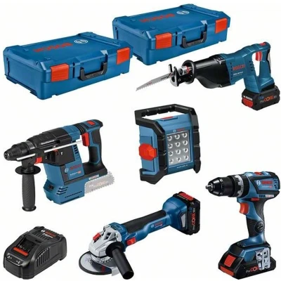 Afbeelding van Bosch Professional 5 Toolkit 18V 0615990M2X combiset