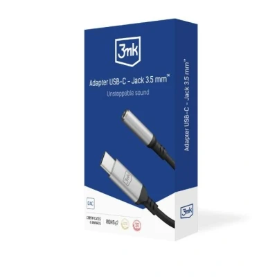 Afbeelding van 3MK 5903108518055 USB oplaadkabel Zwart