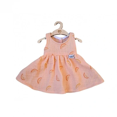 Afbeelding van Hollie poppenkleding jurk summer sweet melon 34 cm