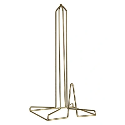 Afbeelding van Premier Housewares Papierroldispenser, metaal, goudkleurig, 15 x 31 cm