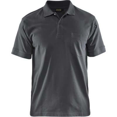 Afbeelding van Blaklader Piqué Polo 3305 1035 Donkergrijs S
