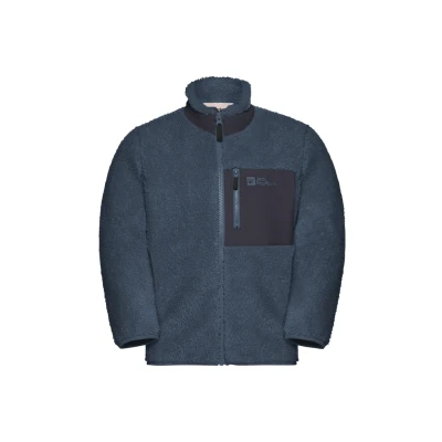 Afbeelding van Jack Wolfskin ICE CURL Fleecejas voor kinderen, Maat: 176, Midnight sky