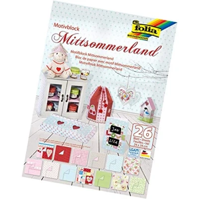 Afbeelding van Folia Motiefpapier midzomerland