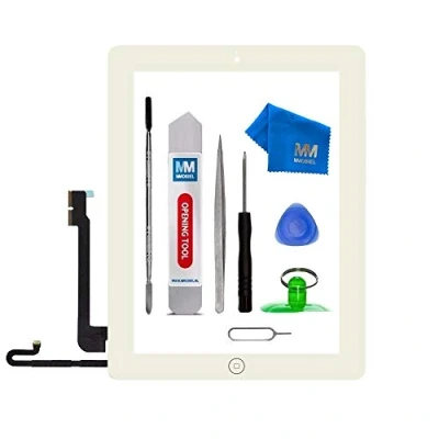 Afbeelding van MMOBIEL Digitizer Scherm Display Glas Touchscreen voor iPad 4 (WIT) inclusief Tools