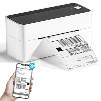 Afbeelding van Phomemo DHL Bluetooth labelprinter 4x6 voor barcodes, Amazon, Etsy, Shopify, Royal Mail, DHL, FedEx, UPS zwart