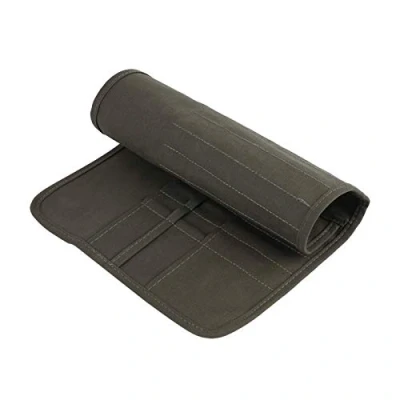Afbeelding van Penseelhouders, 30 Rolbare Gaten Canvas Pennenzak Opbergtas voor Kunstenaars Draagbare Olieverfschilderij Aquarel Penseel Make up