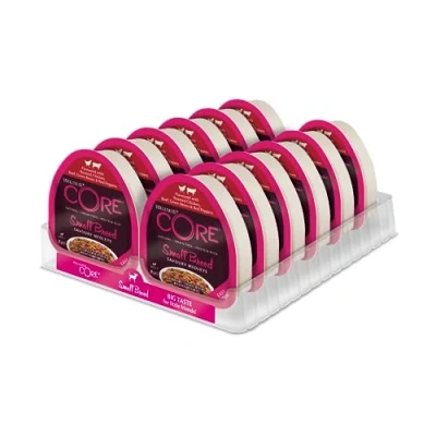 Afbeelding van 12x Wellness Core Hondenvoer Small Savoury Medleys Kip Rund 85 gr