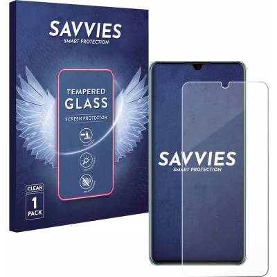 Afbeelding van Savvies Glas Screenprotector voor Huawei P30 Gehard Beschermglas 9H