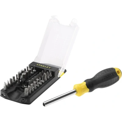 Afbeelding van Stanley bitschroevendraaier 34 delig ergonomisch handvat