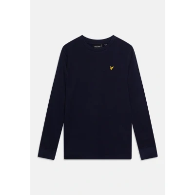 Afbeelding van Lyle &amp; Scott Jongens Longsleeve met logoborduring in de kleur Donkerblauw, maat: 12 13 jaar