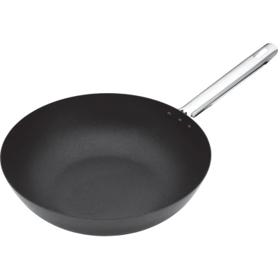 Afbeelding van Carbonstalen wok, 30 cm Masterclass Professional