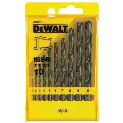 Afbeelding van DeWalt DT5911 10 delige HSS R Metaalborenset in cassette