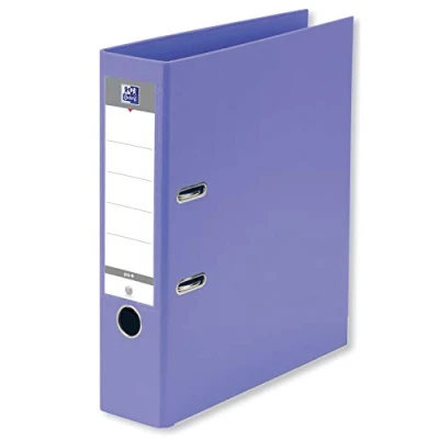 Afbeelding van OXFORD Ordner Smart Pro+ A4XL rug 80 mm, 2 ringen, polypropyleen, omzoomd, violet
