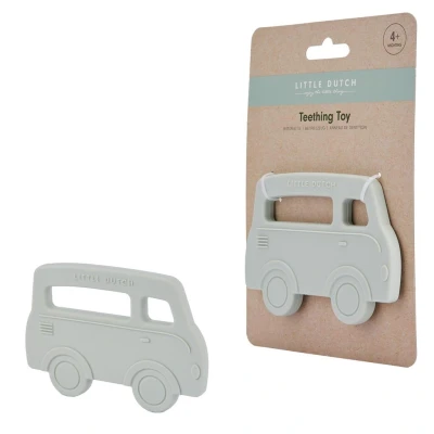 Afbeelding van Little Dutch Silicone Bijtring Bus