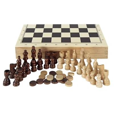 Afbeelding van Aquamarine Games Compudid CP1070 Schaakspel, dammen en backgammon in koffer
