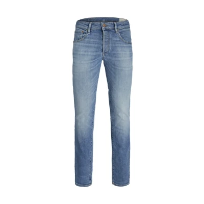 Afbeelding van Jack &amp; Jones Jjitim Jjdavis JJ NOOS Slim fit jeans, Heren, Maat: 33x36, Blue denim