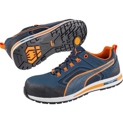 Afbeelding van PUMA Crosstwist Low 643100 41 Veiligheidsschoenen S3 Schoenmaat (EU): Blauw, Oranje 1 stuk(s)