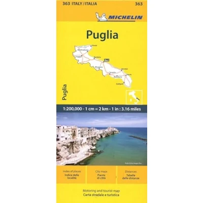 Afbeelding van Puglia Michelin Local Map 363