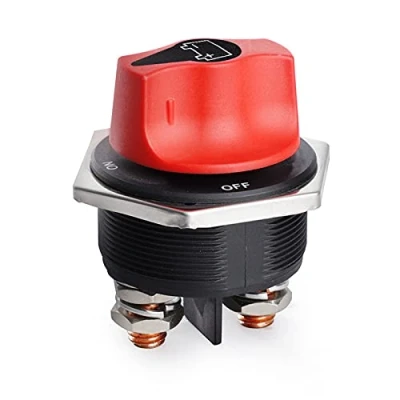Afbeelding van 12V 48V accu scheidingsschakelaar, hoofdschakelaar MAX DC 32 V 300 A CONT 450 INT waterdicht aan/uit autoaccu isolator schakelaar voor marine boot caravan auto voertuigen jachtbus