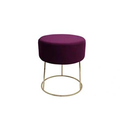 Afbeelding van ECHTWERK Sitzocker Marilyn met hoogwaardige oppervlaktebekleding van fluweel, 35,5 x 40,5 cm, tot 150 kg, bessen