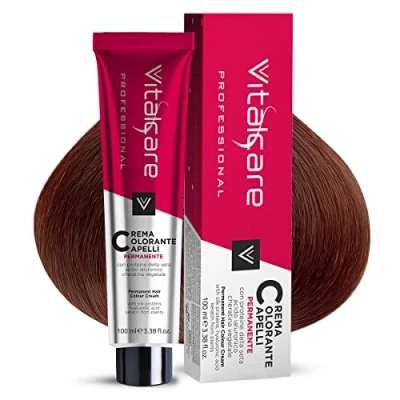 Image de Vitalcare Professional Coloration permanente professionnelle, crème colorante cheveux, teinture cheveux avec protéines de soie, n 9/3, blond clair doré, 100 ml