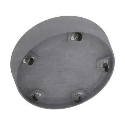 Afbeelding van Ecopots onderschotel met wielen 41.5 cm grijs