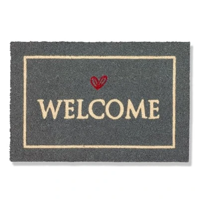 Afbeelding van ASTRA Welcome Binnendeurmat, vuilafstotend, antislip, kokosmat, antibacterieel en duurzaam, 40 x 60 cm, 100% kokos