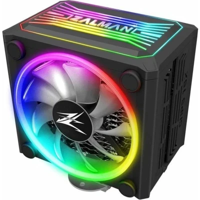 Afbeelding van Zalman CNPS16X BLACK, Dedicated spectrum RGB cover and fans / 120mm addressable x 2 Compatible with Z.SYNC for control 4 heatpipes Advanced FDB bearing STC8 thermal compound included TDP 150