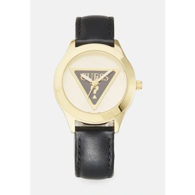 Afbeelding van Guess TRI Plaque Horloge, Dames, Maat: One Size, Black