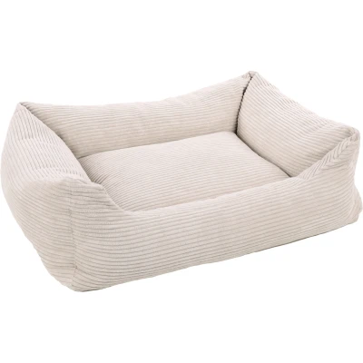 Afbeelding van Flamingo Velluto Mand Honden Rechthoekig+rits Beige 100x80x25cm 1st 138856