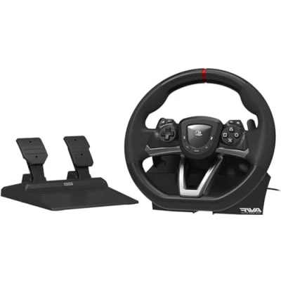 Image de Volant de course Hori Apex Noir pour PS5 et PC