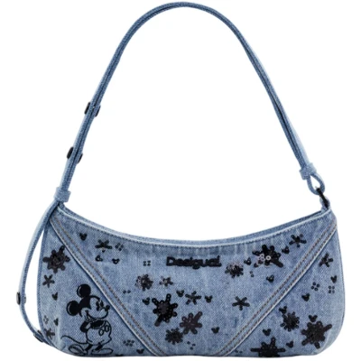 Afbeelding van Desigual Handtas, Dames, Maat: One Size, Light blue