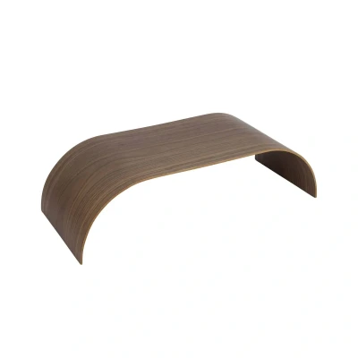 Afbeelding van AYTM Curva dienblad, walnootkleurig, 62 x 25 16 cm, hout