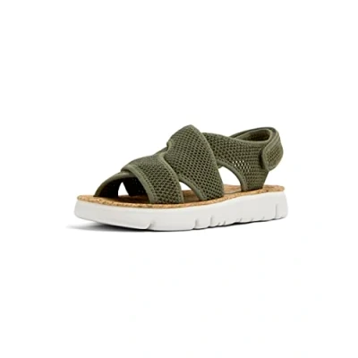Afbeelding van Camper Oruga Sandalen, Dames, Maat: 38, Dunkelgrün Textiel
