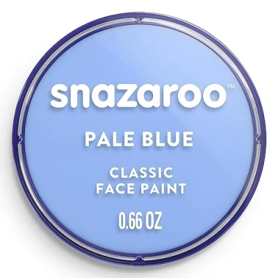 Image de Snazaroo Peinture Pour Visage et le Corps, Maquillage Déguisement, Enfants Adults,Fard 18 ML, Couleur Bleu Pale