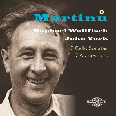 Afbeelding van Raphael Wallfisch John York 3 Cello Sonatas &amp; 7 Arabesques (CD)