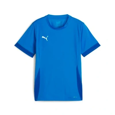 Afbeelding van PUMA teamGOAL Matchday Jersey jr Unisex Sportshirt Electric Blauw Lemonade Wit Team Royal Maat 128