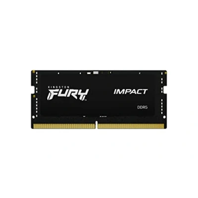 Image de Kingston FURY Impact DDR5 module 8 Go SO DIMM 262 broches 4800 MHz / PC5 38400 CL38 1.1 V mémoire sans tampon on die ECC